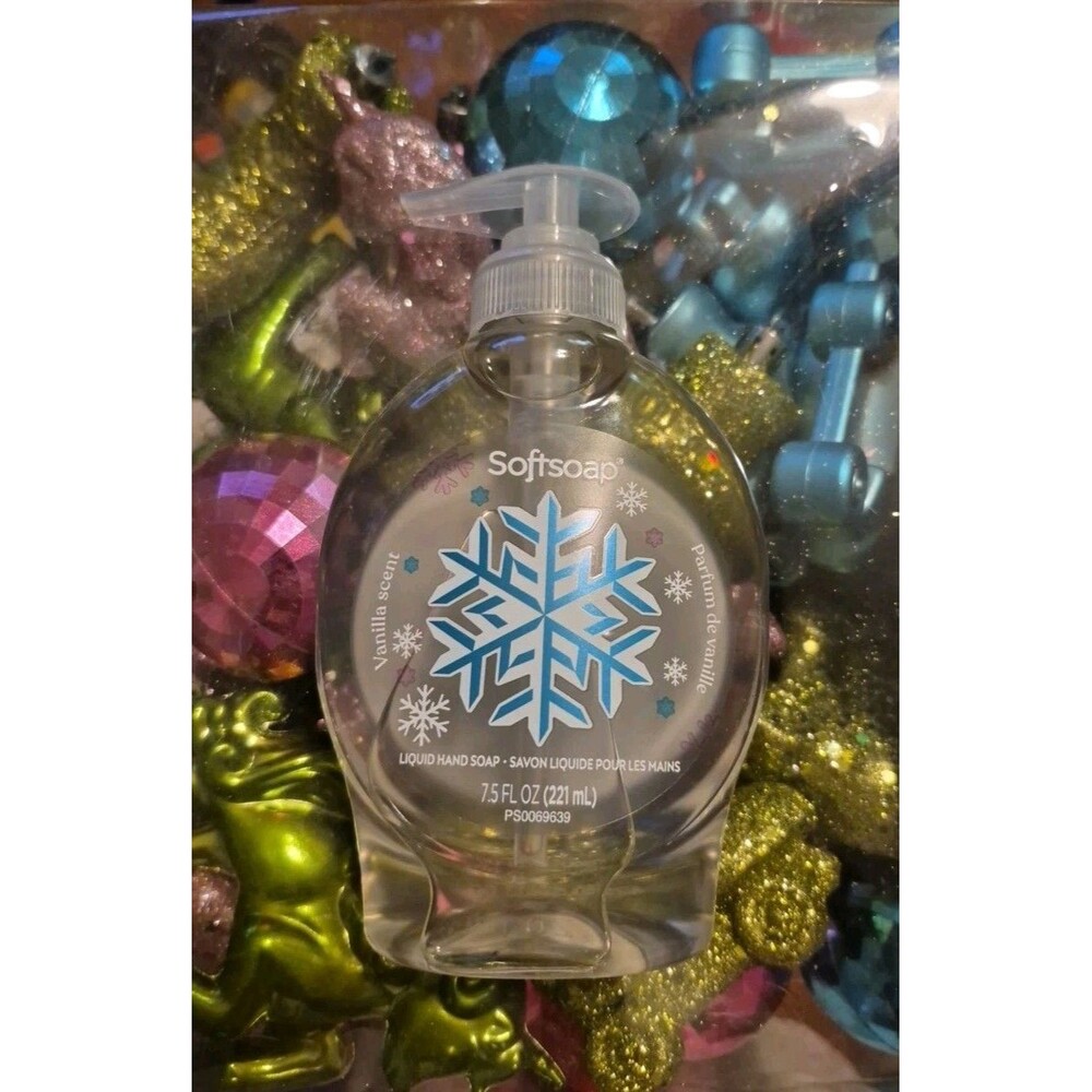 Softsoap (7.5 Oz.) Bottle Vanilla Scented Hand Soap Limited Holiday Edition NEW